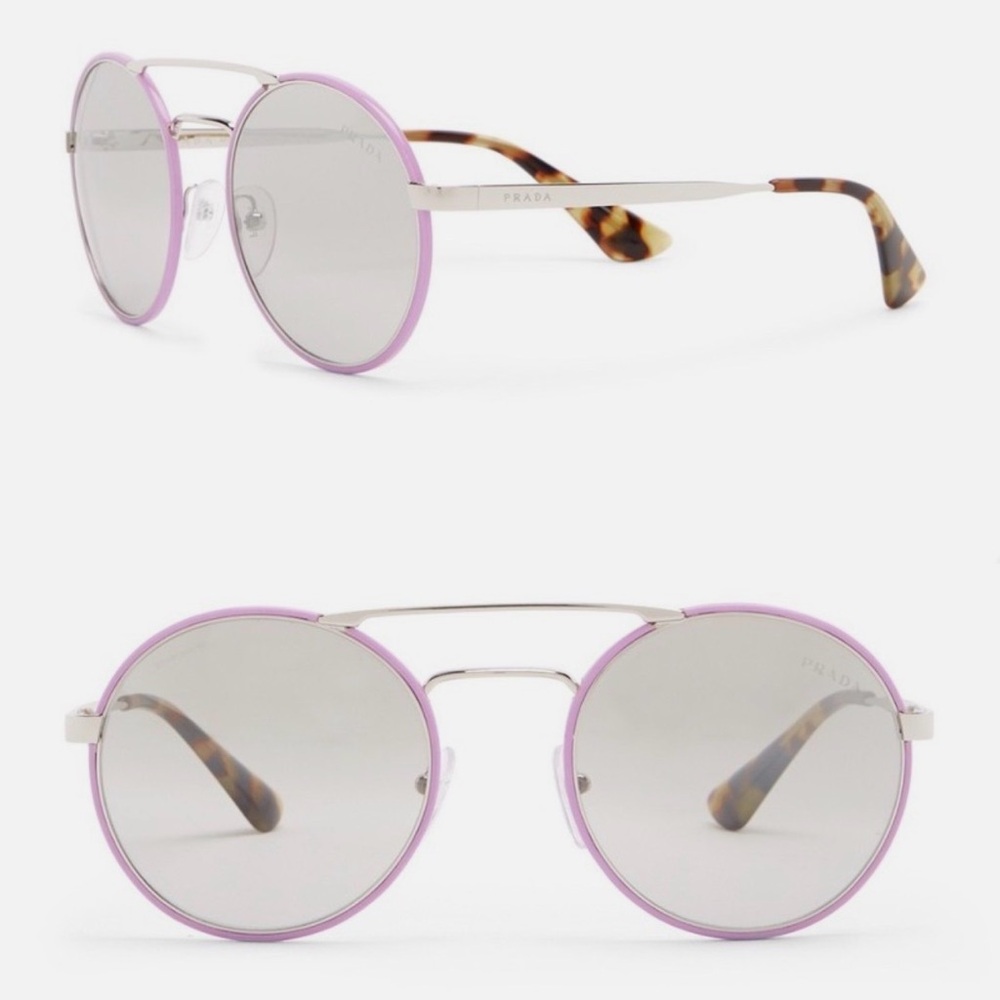PRADA Round Catwalk Sunglasses